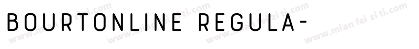 BourtonLine Regula字体转换